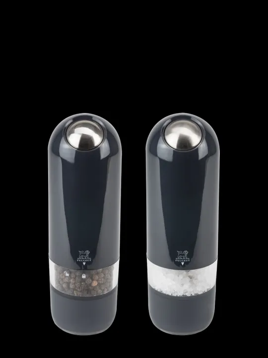 Peugeot Saveurs Alaska duo de moulins à poivre et à sel électriques en abs couleur quartz 17 cm -> Duos Et Combi 2 En 1 | Moulins À Sel Et Salières