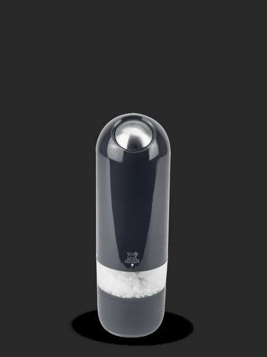 Peugeot Saveurs Alaska Moulin à sel électrique en abs gris quartz 17 cm -> Moulins À Sel Et Salières