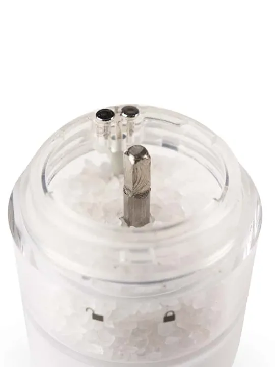 Peugeot Saveurs Alaska Moulin à sel électrique en abs gris quartz 17 cm -> Moulins À Sel Et Salières