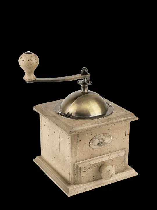 Peugeot Saveurs Antique Moulin à café manuel en bois finition antiquaire 21 cm -> Moulins À Café