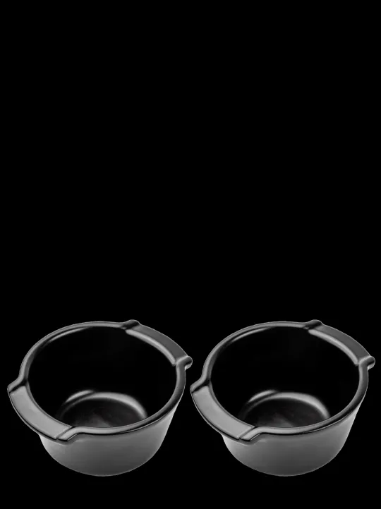 Peugeot Saveurs Appolia Duo de ramequins en céramique 20cl, noir satin -> Idées Cadeaux -50€ | Plats Individuels