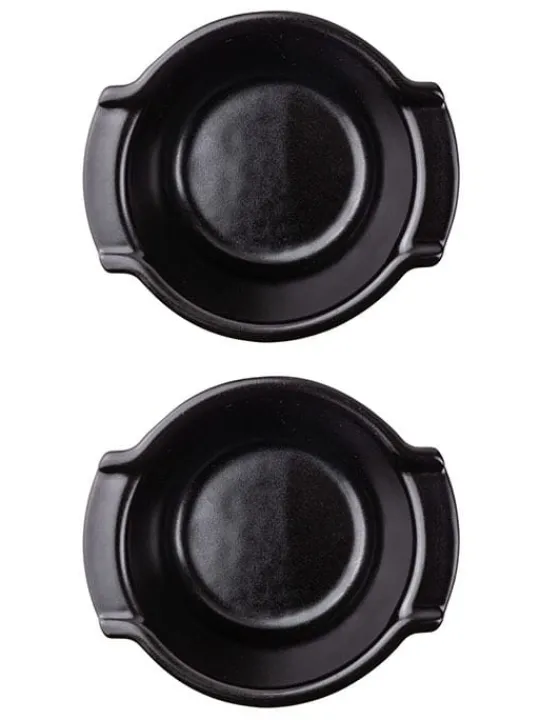 Peugeot Saveurs Appolia Duo de ramequins en céramique 20cl, noir satin -> Idées Cadeaux -50€ | Plats Individuels
