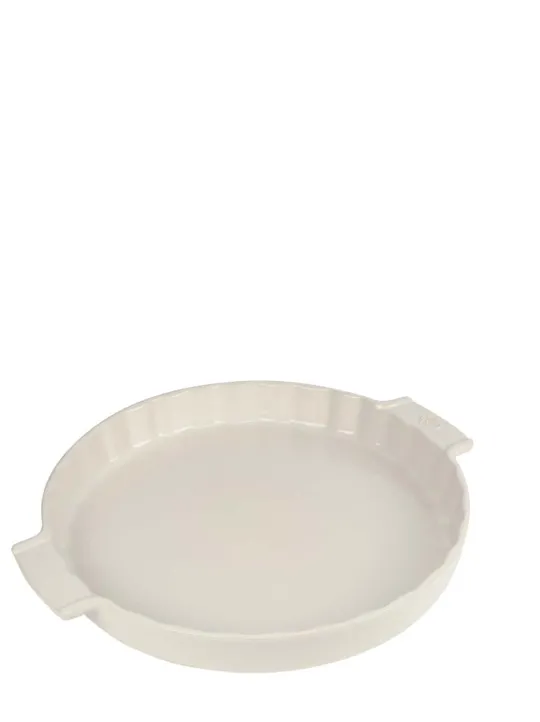 Peugeot Saveurs Appolia Moule à tarte céramique écru diamètre 30 cm - 12" -> Plats À Tarte / Tourtieres