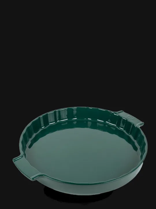 Peugeot Saveurs Appolia Moule à tarte céramique vert forêt diamètre 30 cm - 12" -> Plats À Tarte / Tourtieres