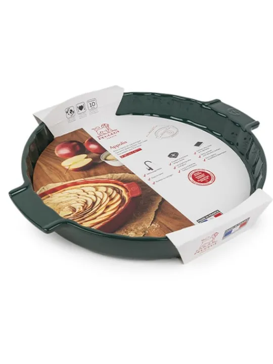 Peugeot Saveurs Appolia Moule à tarte céramique vert forêt diamètre 30 cm - 12" -> Plats À Tarte / Tourtieres