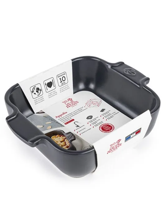 Peugeot Saveurs Appolia Plat four céramique individuel carré, , 18 cm - 7" -> Plats Individuels