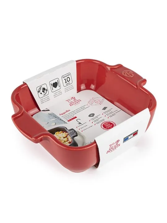 Peugeot Saveurs Appolia Plat four céramique individuel carré, , 18 cm - -> Plats Individuels