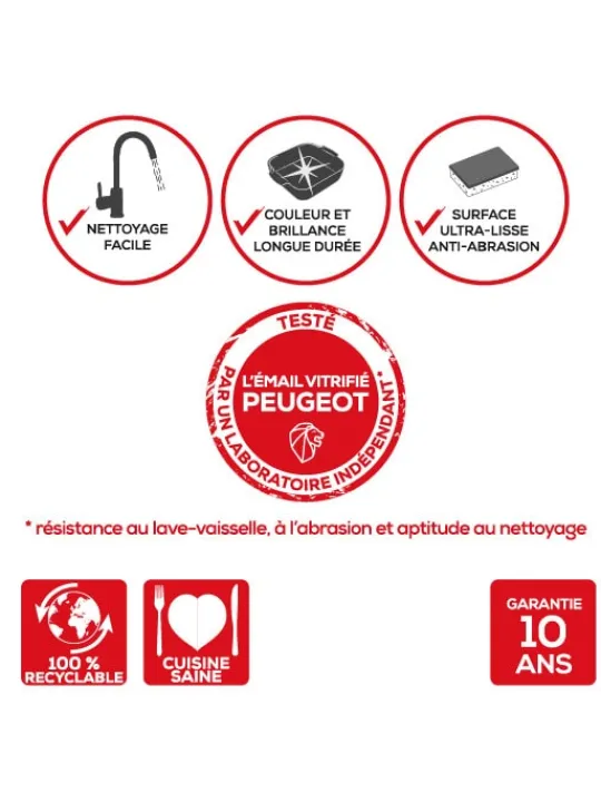Peugeot Saveurs Appolia Plat four céramique individuel carré vert forêt 18 cm -> Plats Individuels