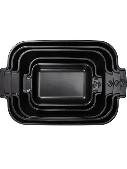 Peugeot Saveurs Appolia Plat four céramique individuel rectangle noir satin 22 cm -> Idées Cadeaux -50€ | Plats Individuels