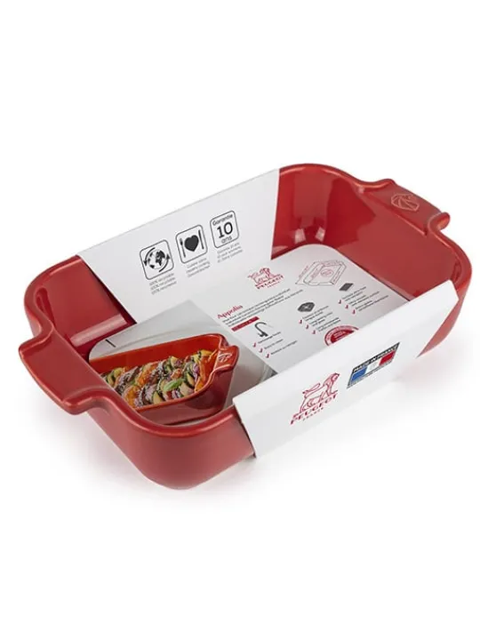 Peugeot Saveurs Appolia Plat four céramique individuel rectangulaire, , 22 cm - -> Idées Cadeaux -50€ | Plats Individuels