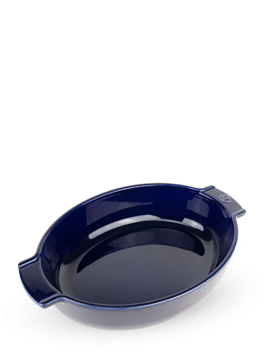 Peugeot Saveurs Appolia Plat four céramique ovale bleu profond 31 cm - 10 1/2“ -> Envie De Saveurs