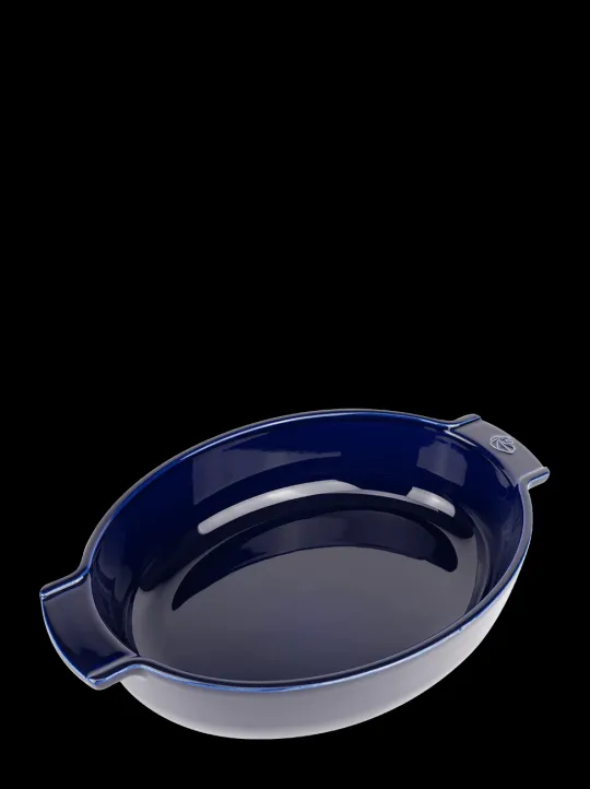 Peugeot Saveurs Appolia Plat four céramique ovale bleu profond 31 cm - 10 1/2“ -> Envie De Saveurs