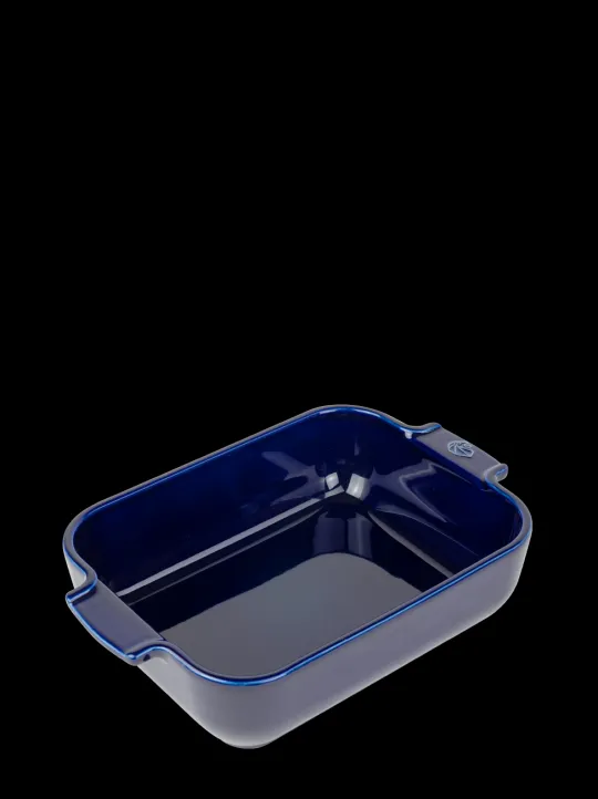 Peugeot Saveurs Appolia Plat four céramique rectangle bleu profond 25 cm - 10" -> Envie De Couleurs