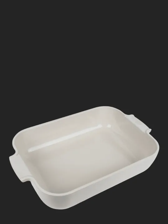Peugeot Saveurs Appolia Plat four céramique rectangle écru 36 cm - 14.25in -> Envie De Saveurs