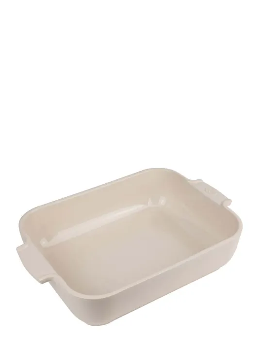 Peugeot Saveurs Appolia Plat four céramique rectangle écru 32 cm - 12,5" -> Envie De Couleurs