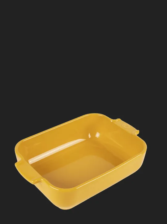 Peugeot Saveurs Appolia Plat four céramique rectangle safran 25 cm - 10in -> Envie De Couleurs