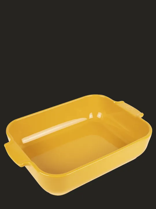 Peugeot Saveurs Appolia Plat four céramique rectangle safran 40 cm - 15.75in -> Envie De Saveurs