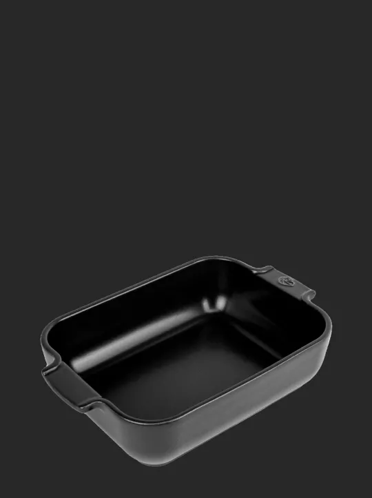 Peugeot Saveurs Appolia Plat four céramique rectangle noir satin 25 cm - 10in -> Idées Cadeaux -50€ | Envie De Couleurs