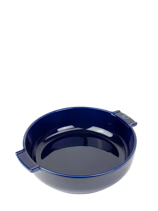 Peugeot Saveurs Appolia Plat four céramique rond bleu profond 27 cm - 10,6" -> Plats À Tarte / Tourtieres