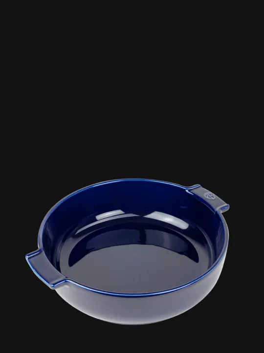 Peugeot Saveurs Appolia Plat four céramique rond bleu profond 27 cm - 10,6" -> Plats À Tarte / Tourtieres