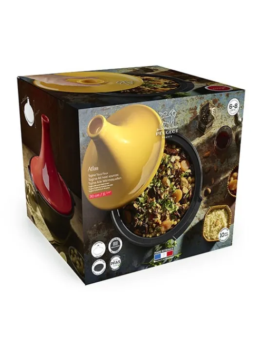 Peugeot Saveurs Atlas Atlas, tajine tous feux, vert forêt, 30 cm - 11,75 in -> Envie De Couleurs | Envie De Saveurs