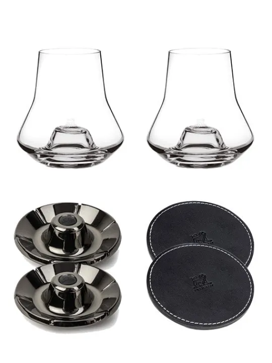 Peugeot Saveurs Atmosphère whisky 2 sets de dégustation whisky avec socles rafraichissants en coffret cadeau -> Envie De Design | Envie De Saveurs