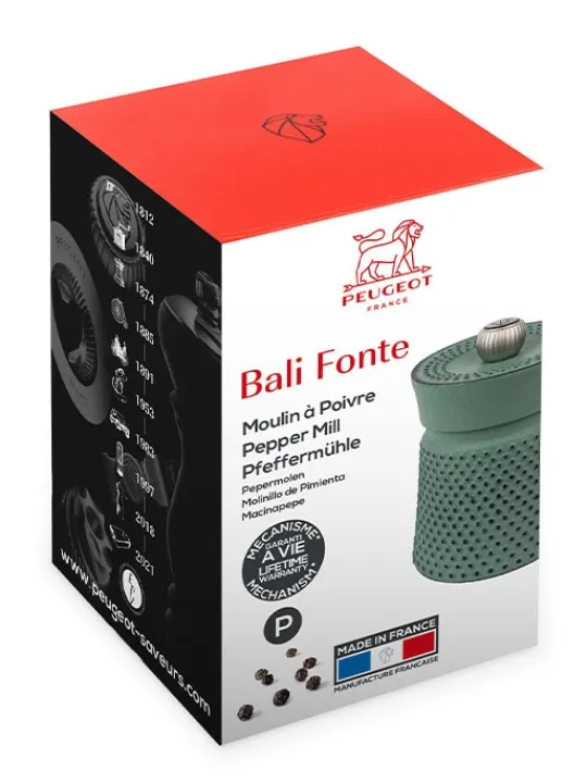 Peugeot Saveurs Bali fonte Moulin à poivre manuel en fonte vert céladon, 8 cm -> Moulins À Poivre