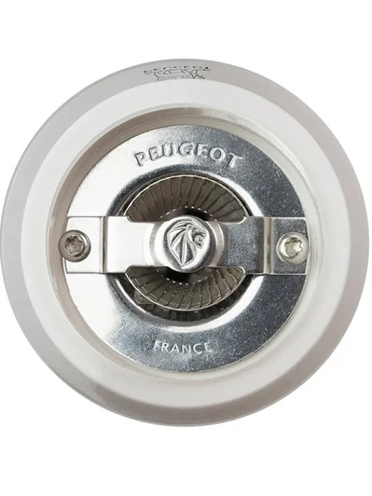 Peugeot Saveurs Bali Moulin à sel manuel en acryl couleur blanc 8 cm -> Moulins À Sel Et Salières