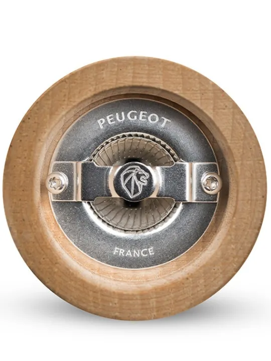 Peugeot Saveurs Bistro antique Moulin à sel manuel en bois de hêtre finition 10 cm -> Moulins À Sel Et Salières
