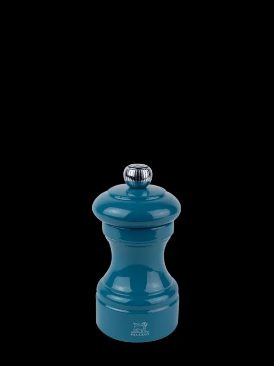 Peugeot Saveurs Bistro Moulin à poivre manuel en bois laqué, bleu pacifique, 10 cm - 4" -> Envie De Couleurs | Moulins À Poivre