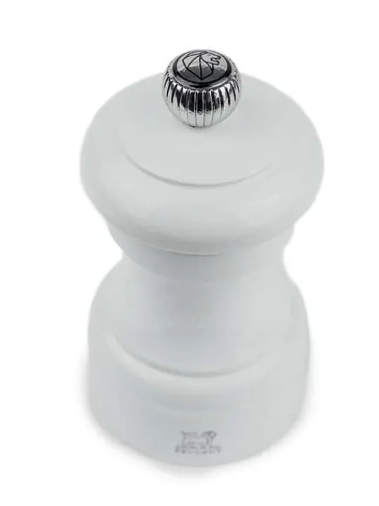 Peugeot Saveurs Bistro Moulin à poivre manuel en bois laqué, gris perle 10 cm - 4in. -> Moulins À Poivre