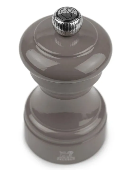 Peugeot Saveurs Bistro Moulin à poivre manuel en bois laqué, gris taupe 10 cm - 4in. -> Moulins À Poivre