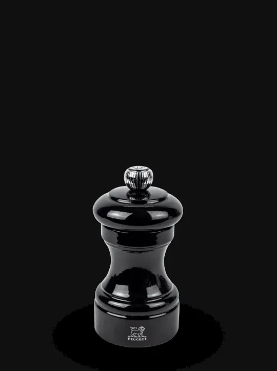 Peugeot Saveurs Bistro Moulin à poivre manuel en bois laqué, noir, 10 cm - 4" -> Moulins À Poivre