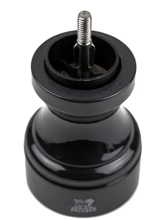 Peugeot Saveurs Bistro Moulin à poivre manuel en bois laqué, noir, 10 cm - 4" -> Moulins À Poivre