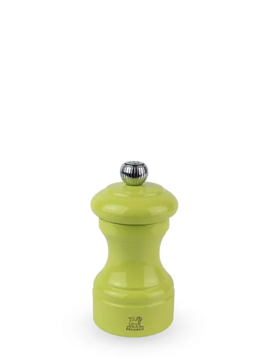 Peugeot Saveurs Bistro Moulin à poivre manuel en bois laqué, pistache, 10 cm - 4" -> Moulins À Poivre