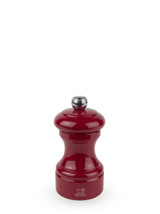 Peugeot Saveurs Bistro Moulin à poivre manuel en bois laqué, rouge passion, 10 cm - 4" -> Envie De Couleurs | Moulins À Poivre