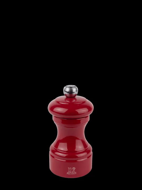 Peugeot Saveurs Bistro Moulin à poivre manuel en bois laqué, rouge passion, 10 cm - 4" -> Idées Cadeaux -50€ | Envie De Couleurs