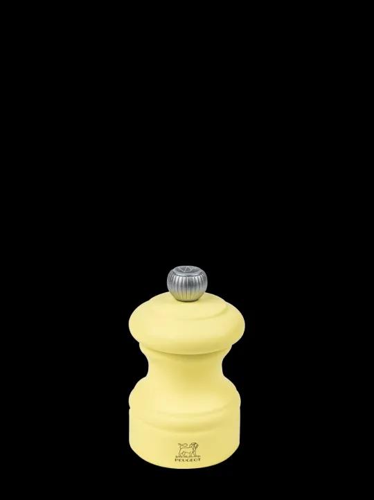 Peugeot Saveurs Bistro moulin à sel manuel en bois, jaune paille, 8 cm - 3,2in. -> Moulins À Sel Et Salières