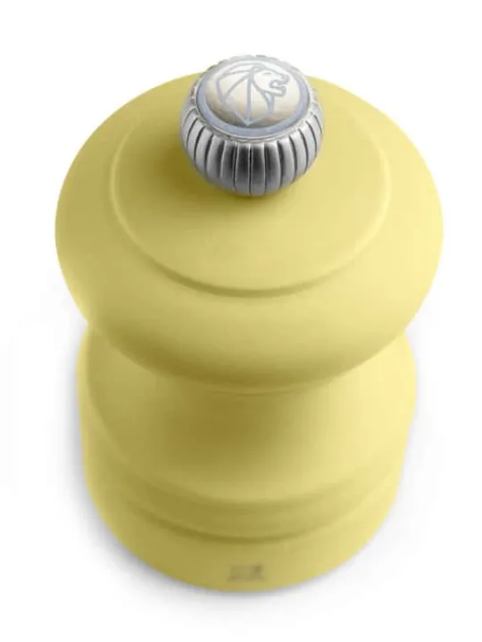 Peugeot Saveurs Bistro moulin à sel manuel en bois, jaune paille, 8 cm - 3,2in. -> Moulins À Sel Et Salières