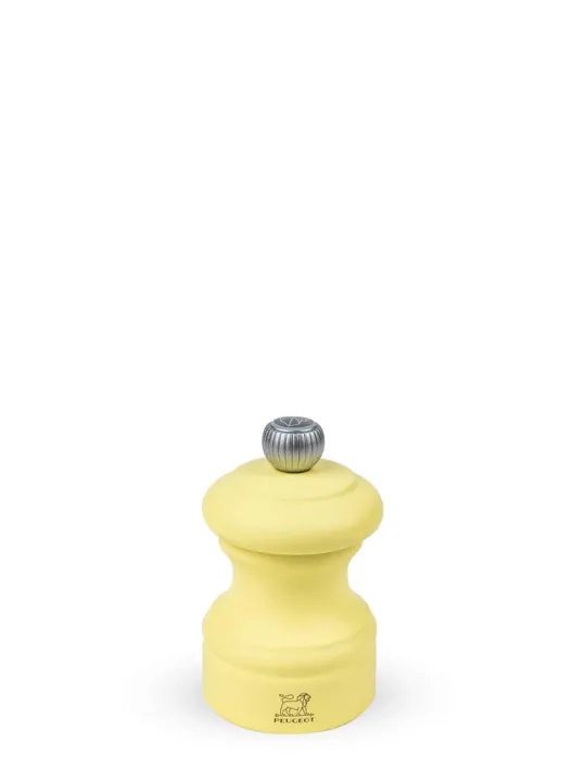Peugeot Saveurs Bistro moulin à sel manuel en bois, jaune paille, 8 cm - 3,2in. -> Moulins À Sel Et Salières