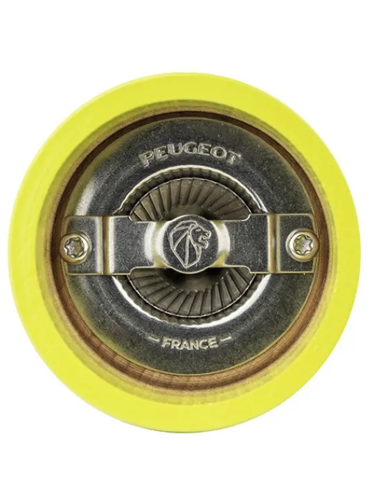 Peugeot Saveurs Bistro Moulin à sel manuel en bois laqué, pistache, 10 cm - 4" -> Moulins À Sel Et Salières