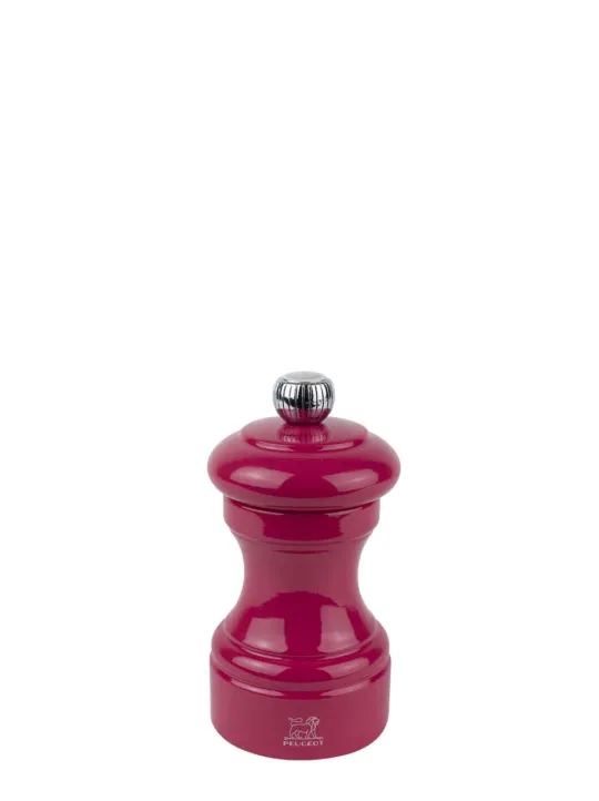 Peugeot Saveurs Bistro Moulin à sel manuel en bois laqué, rose bonbon, 10 cm - 4" -> Envie De Couleurs | Moulins À Sel Et Salières