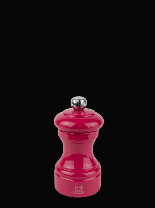 Peugeot Saveurs Bistro Moulin à sel manuel en bois laqué, rose bonbon, 10 cm - 4" -> Envie De Couleurs | Moulins À Sel Et Salières