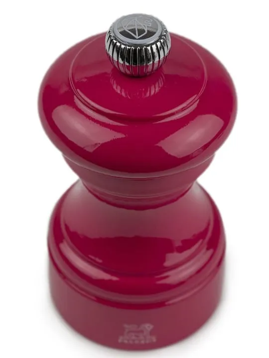 Peugeot Saveurs Bistro Moulin à sel manuel en bois laqué, rose bonbon, 10 cm - 4" -> Envie De Couleurs | Moulins À Sel Et Salières