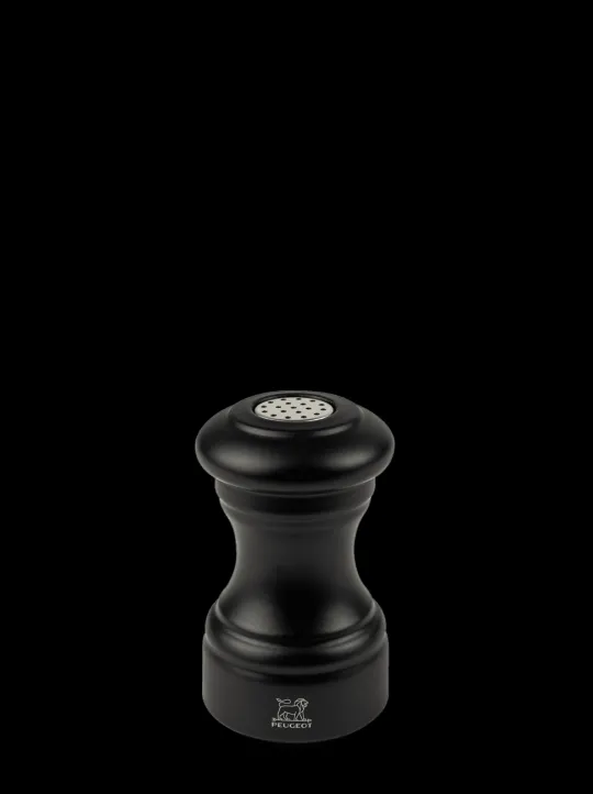 Peugeot Saveurs Bistro Salière en bois couleur noir 9 cm - 4" -> Moulins À Sel Et Salières