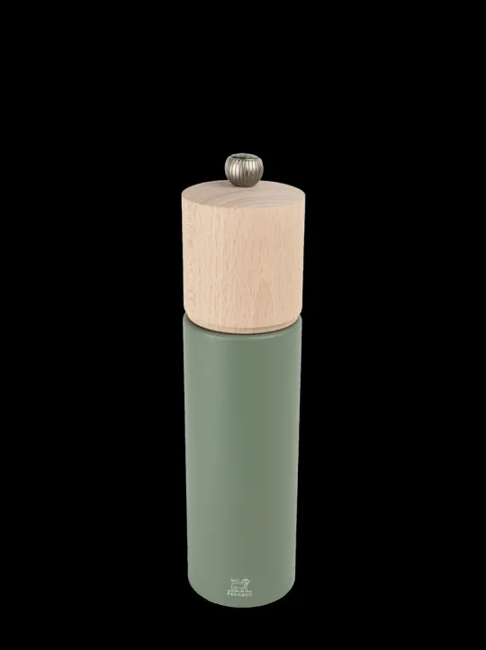 Peugeot Saveurs Boreal Moulin à poivre manuel en bois, vert fougère, 21cm - 8" -> Idées Cadeaux -50€ | Envie De Couleurs