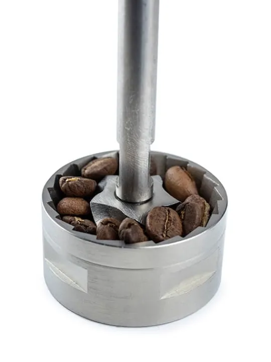 Peugeot Saveurs Brésil Moulin à café manuel en bois couleur chocolat 21 cm -> Moulins À Café