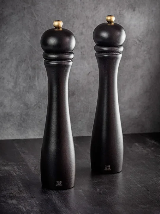 Peugeot Saveurs Checkmate Moulin à poivre manuel en bois, , 30 cm - 12in -> Moulins À Poivre