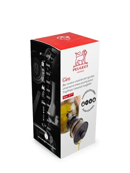 Peugeot Saveurs Ciro Bec verseur à débit réglable anti-gouttes pour huiles et vinaigres -> Accessoires Moulins
