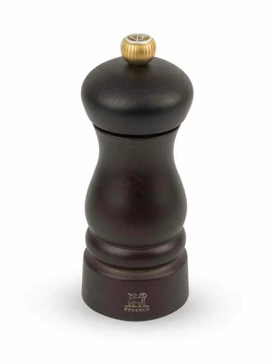 Peugeot Saveurs Clermont moulin à sel en bois couleur chocolat 13cm -> Moulins À Sel Et Salières